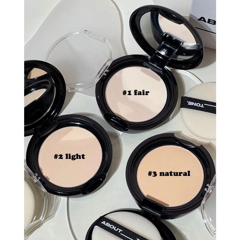 Phấn Phủ Dạng Nén About Tone Blur Powder Pact (Đen)