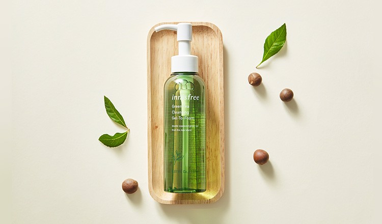 Gel Tẩy Trang Innisfree Green Tea Cleansing Gel To Foam 150ml