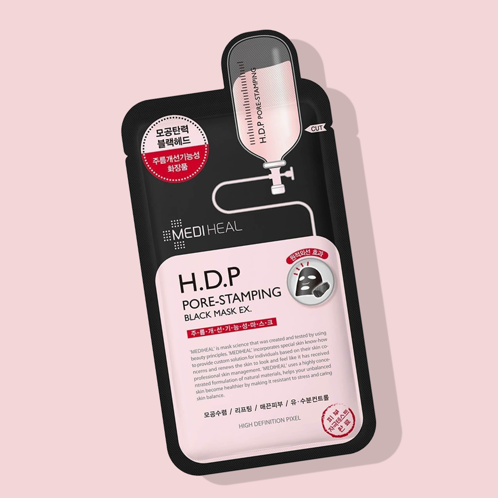 Mặt Nạ Giấy Mediheal H.D.P Pore Stamping Black Mask Ex
