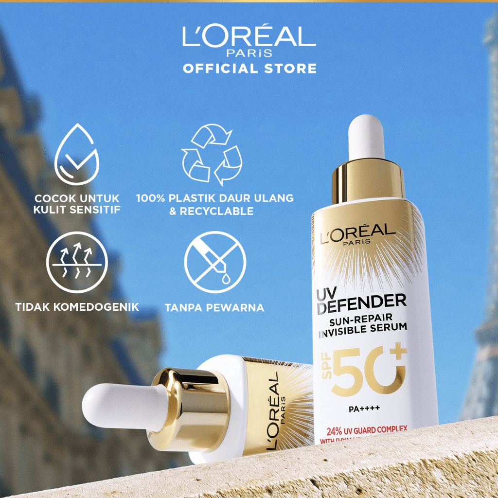 Serum Chống Nắng L'Oreal UV Defender Sun-Repair Invisible SPF50+ 30ml