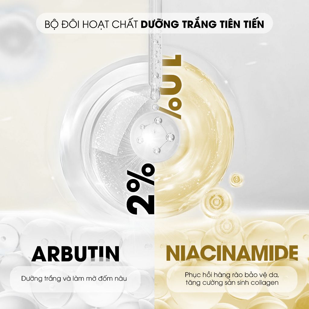 Tinh Chất Dưỡng Trắng Phục Hồi Cho Da Dầu Mụn Nhạy Cảm TIA'M Vita B3 Source (10% Niacinamide + 2% Arbutin) 40ml