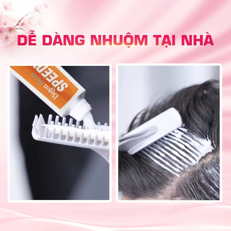 Thuốc Nhuộm Tóc Nam Bigen Nhật Phủ Bạc Speedy Color 40g