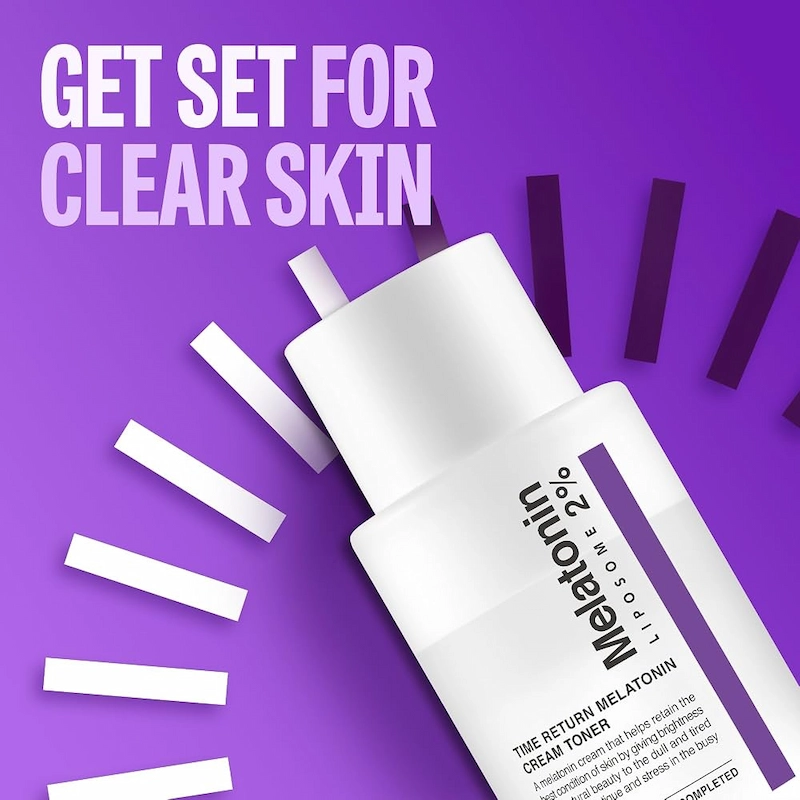 Nước Hoa Hồng Maxclinic Melatonin Liposome 2% Time Return Melatonin Cream Toner 20ml