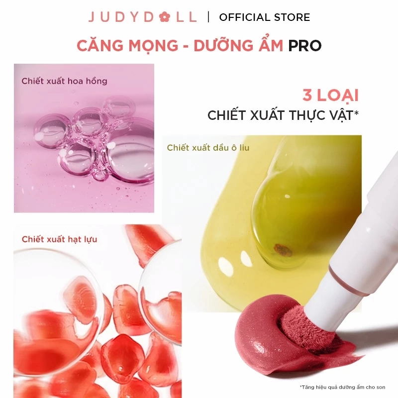 Son Đầu Bông Judydoll Matte Lip Cream 2,6ml