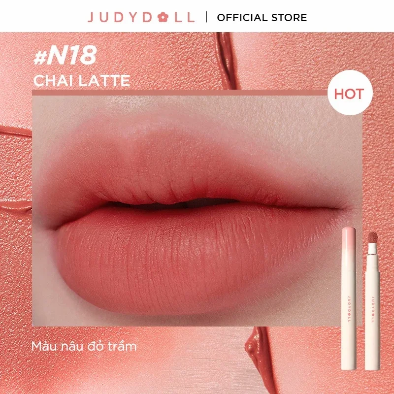 Son Đầu Bông Judydoll Matte Lip Cream 2,6ml