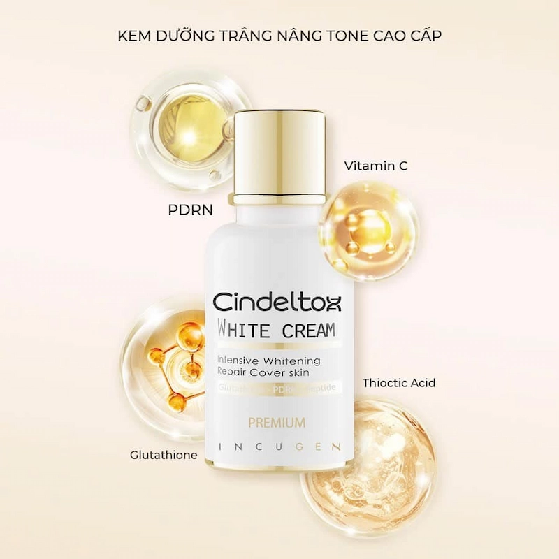 Kem Dưỡng Truyền Trắng Da Cindeltox White Cream 50ml