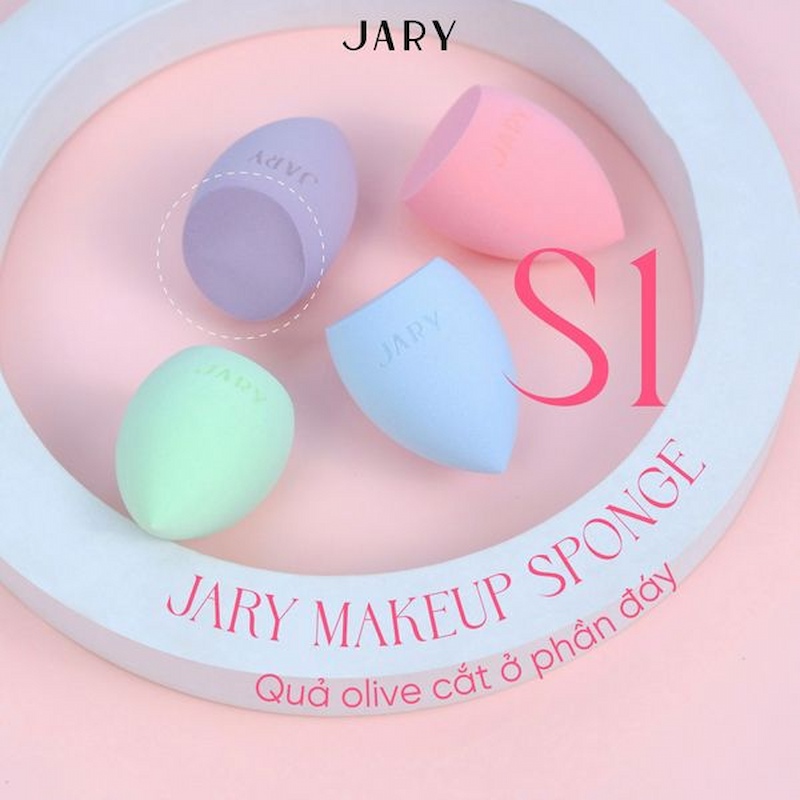 Mút Trang Điểm Jary Makeup Sponge Olive