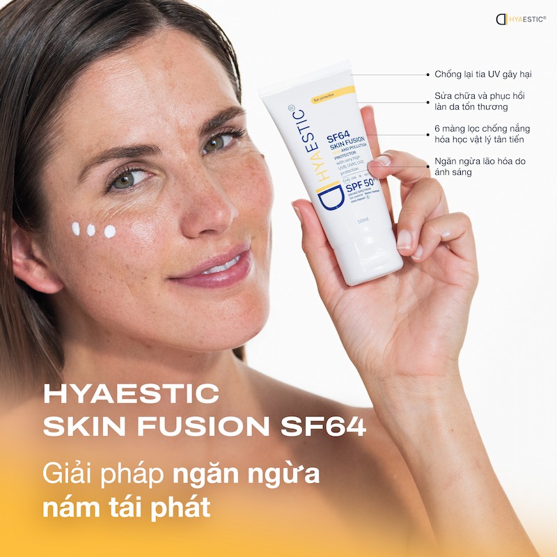 Kem Chống Nắng Hyaestic SF64 Skin Fusion Sun And Pollution Protector SPF50