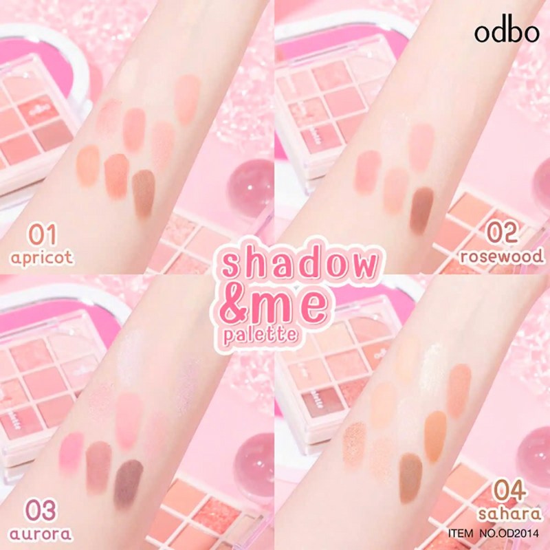 Phấn Mắt Odbo 9 Ô Shadow & Me Palette 6,5g