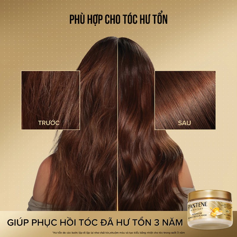 Mặt Nạ Ủ Phục Hồi Liên Kết Tóc Pantene Miracles Miracles Intensive Treatment Mask 300ml