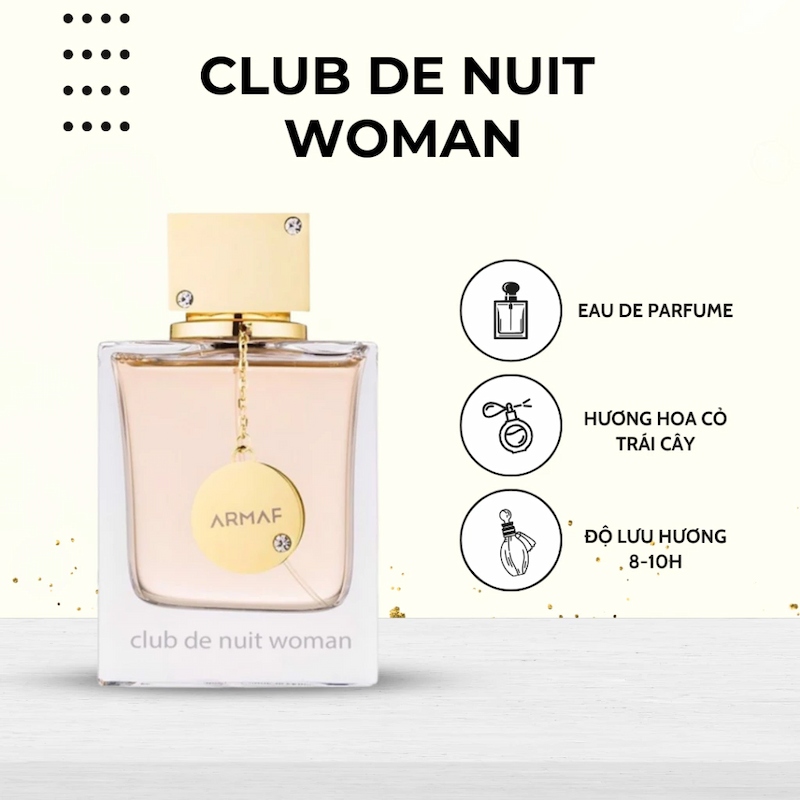 Nước Hoa Nữ Armaf Club De Nuit Woman EDP