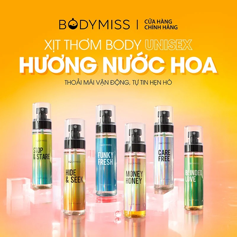 Xịt Thơm Cơ Thể The Bodymiss Hair & Body Mist 105ml