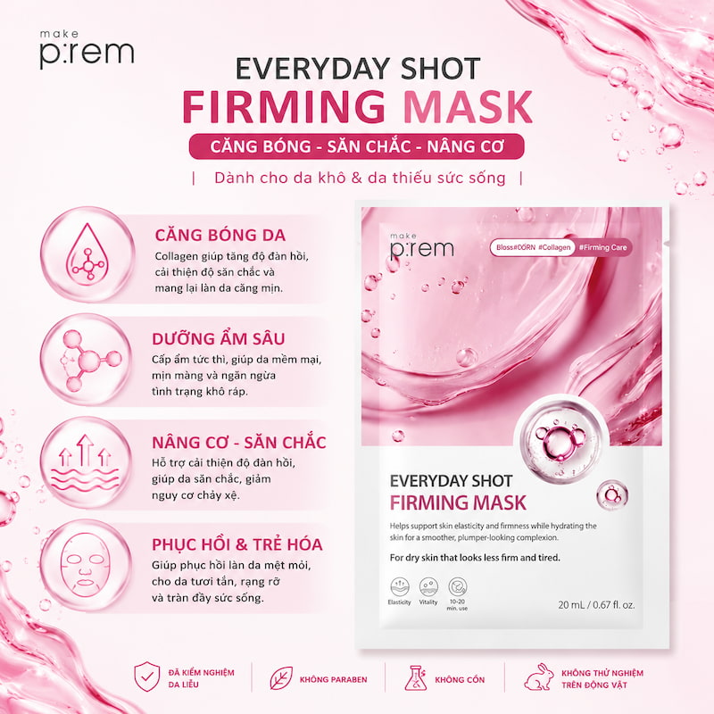 Mặt Nạ Dưỡng Da Make P:rem Everyday Shot 27ml