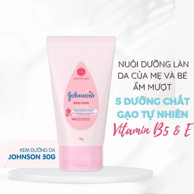 Kem Dưỡng Ẩm Johnson's Baby Cream 50g