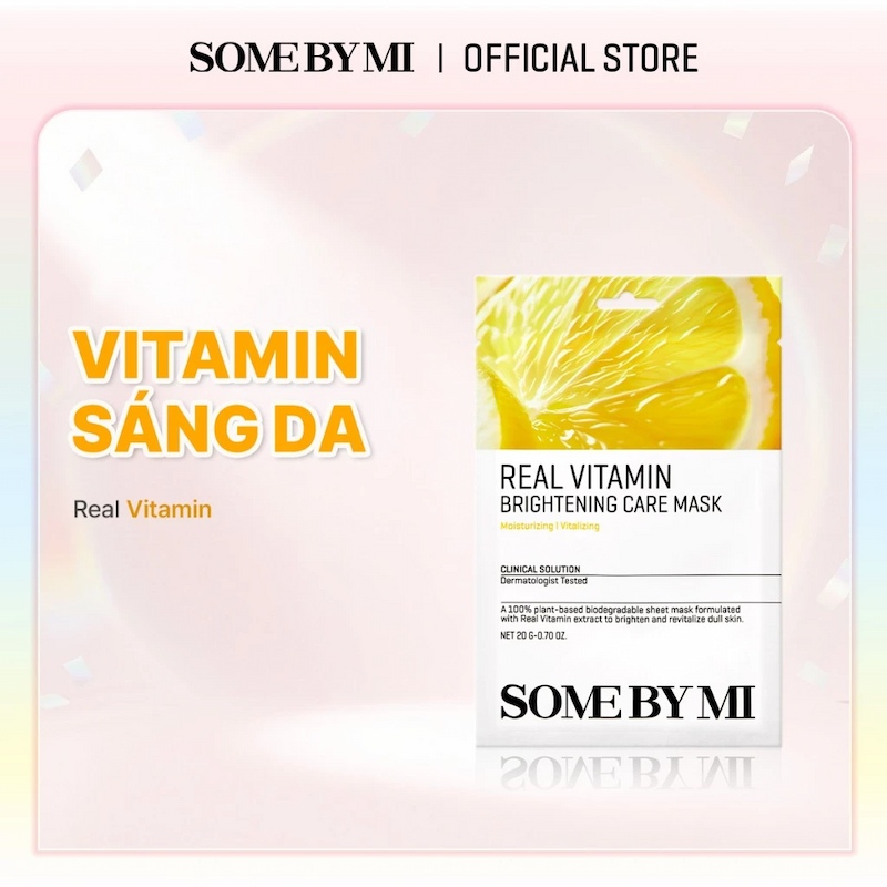 [QT] Mặt Nạ Giấy Some By Mi Real Care Mask 20g (Mẫu Mới)