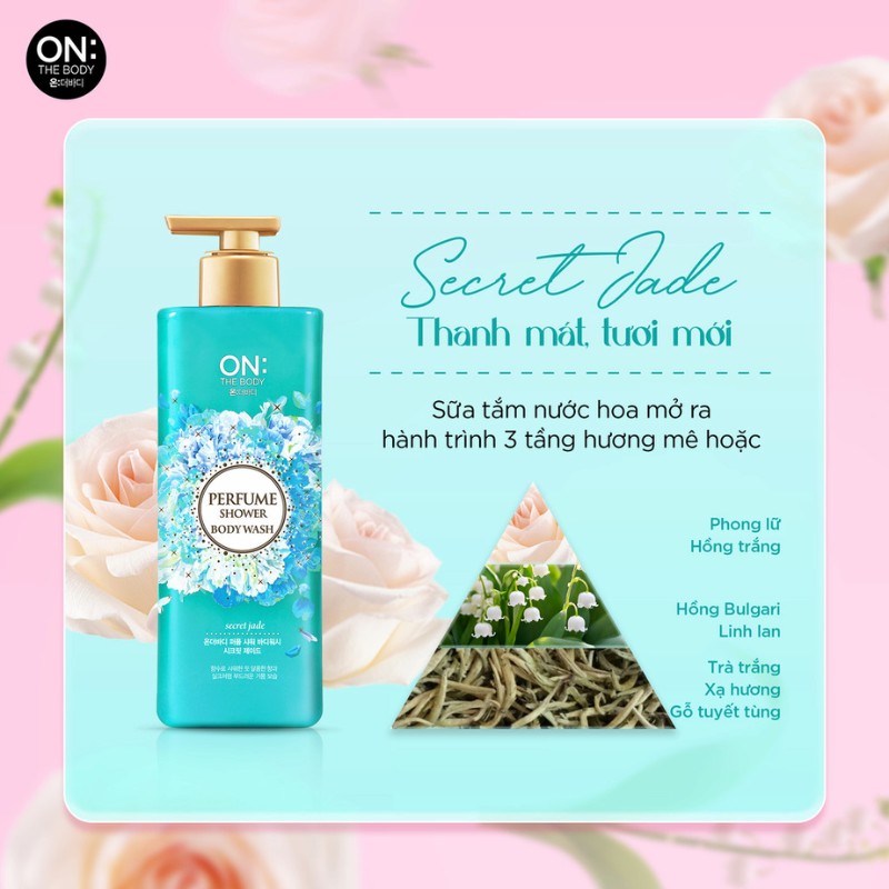 Sữa Tắm On: The Body Perfume Shower Body Wash 500g