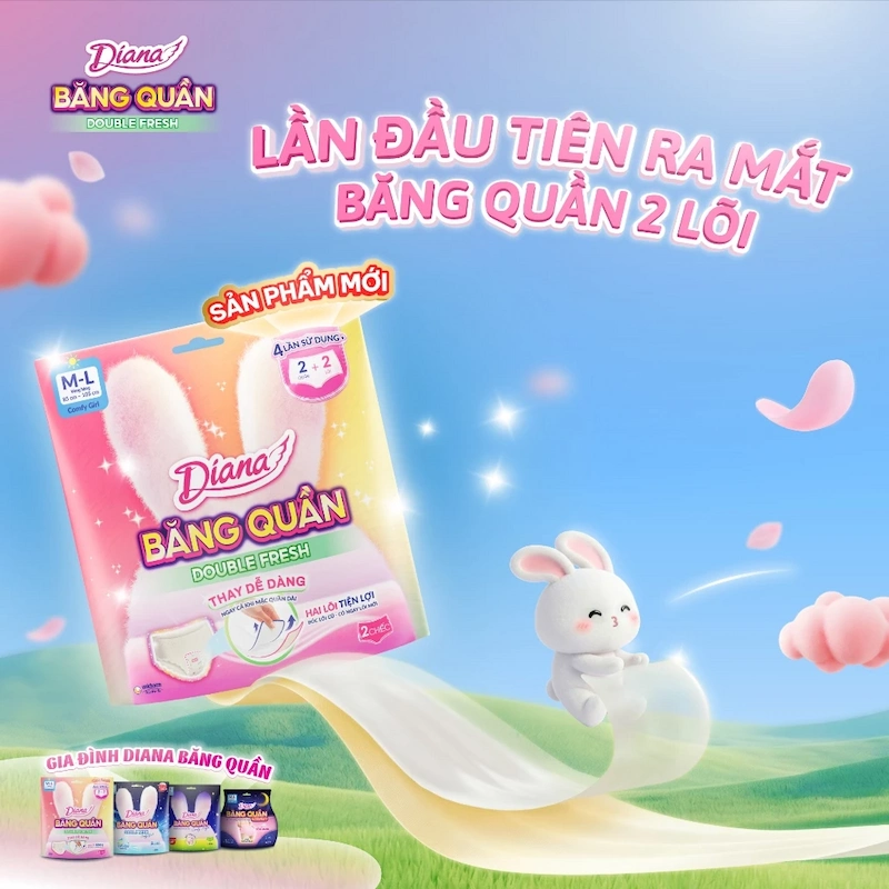 Băng Quần Diana Double Fresh