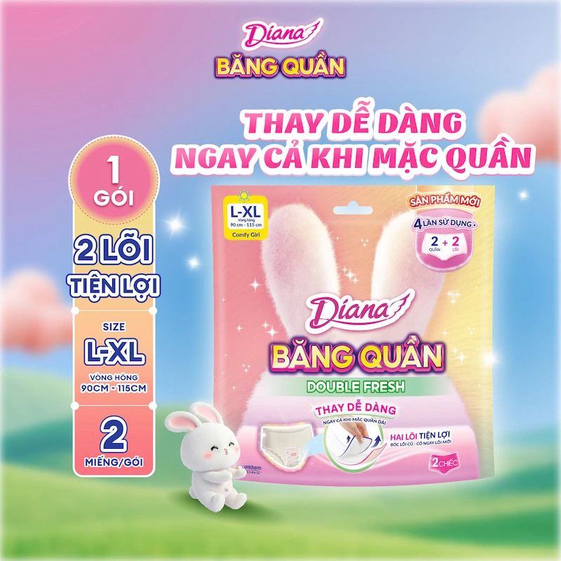 Băng Quần Diana Double Fresh
