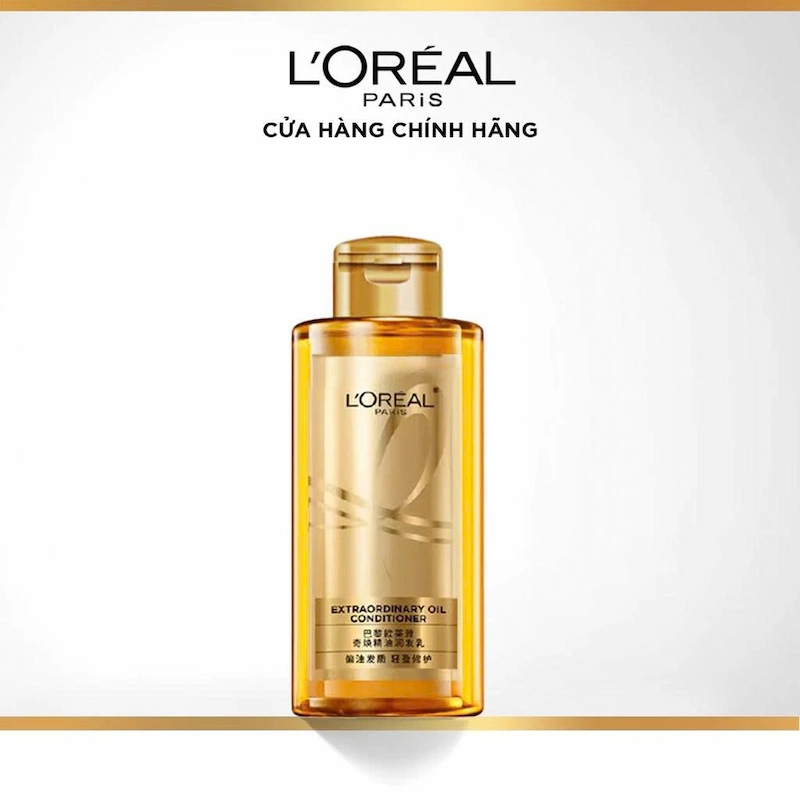Dầu Xả Dưỡng Tóc Suôn Mượt Cao Cấp L'Oreal Paris Extraordinary Oil Smooth (Vàng) - 80ml
