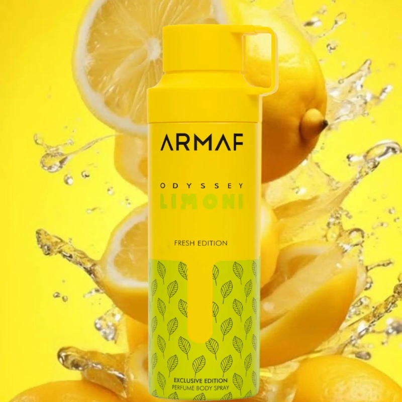 Xịt Thơm Toàn Thân Armaf Odyssey Limoni Body Spray 200ml (Fresh Edition)