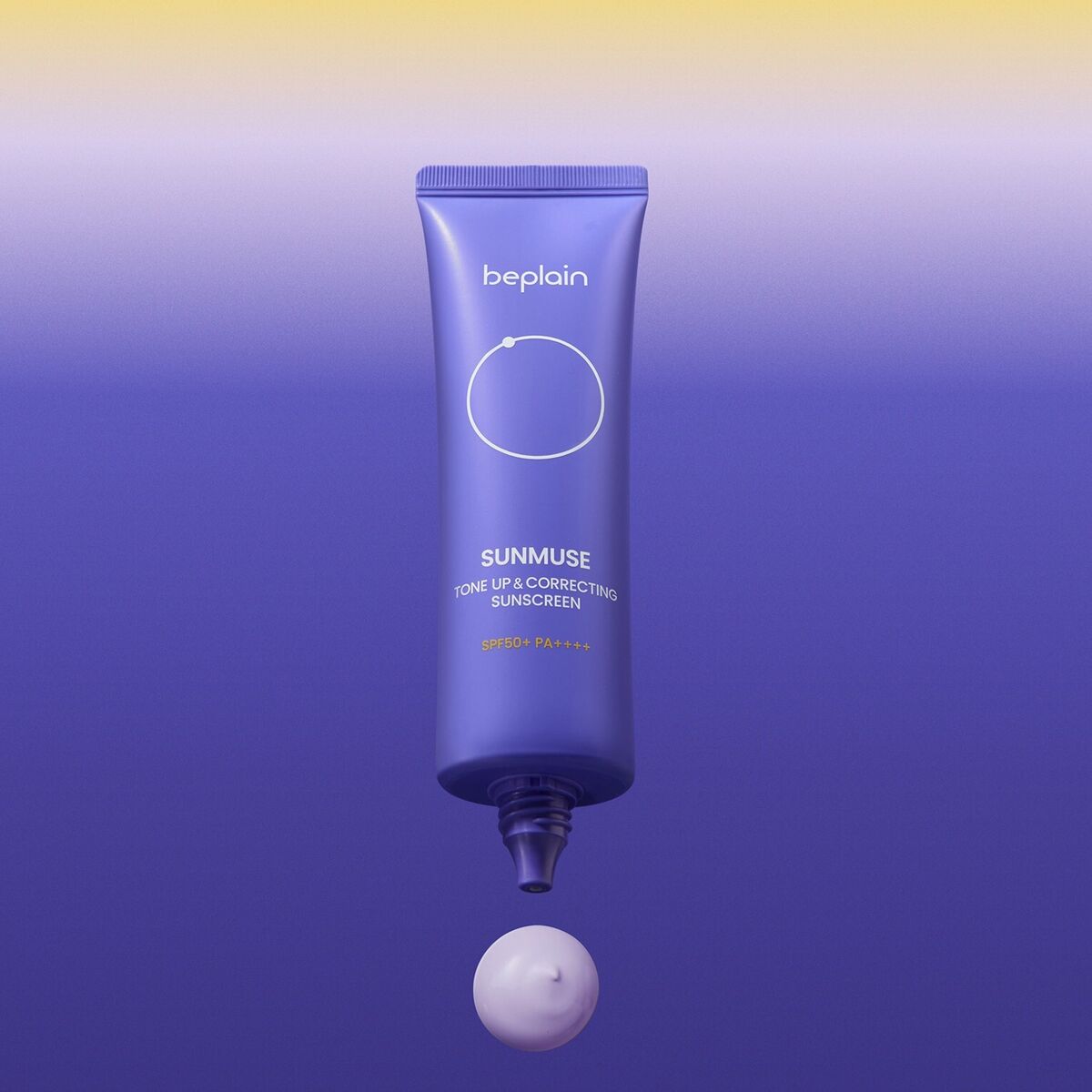 Kem Chống Nắng Beplain Sunmuse Tone Up & Correcting Sunscreen SPF50+ 50ml (Tím Nâng Tông)