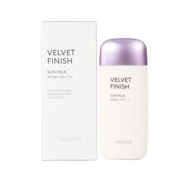 Kem chống nắng Missha All Around Safe Block Velvet Finish Sun Milk 70ml