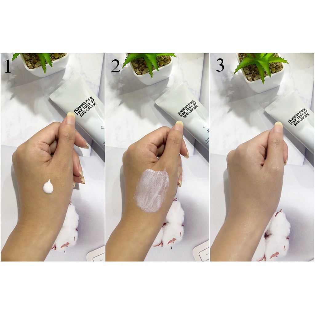 Kem Chống Nắng PrettySkin Diamond Pure Pink Tone Up Sun Cream SPF50 50ml