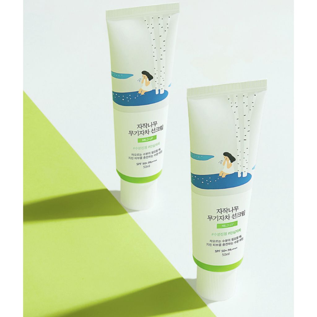 Kem Chống Nắng Round Lab Birch Juice Mild-Up Sunscreen SPF 50+ PA++++ 50ml
