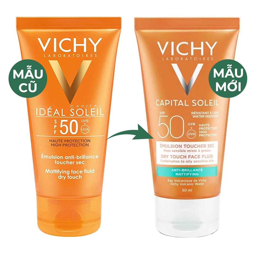 Kem Chống Nắng Vichy Capital Soleil SPF50 50ml (Mẫu Mới)