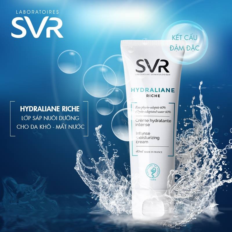 Kem Dưỡng Ẩm Cho Da Khô SVR Hydraliane Riche 40ml