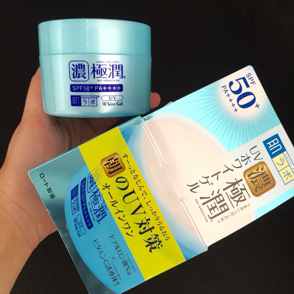 Kem dưỡng ẩm chống nắng HadaLabo Koi-Gokujyun 90g