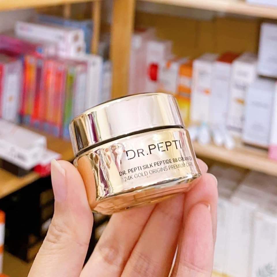 Kem Dưỡng Da Chống Lão Hóa Tinh Chất Vàng 24K Gold Dr.Pepti+ Silk Peptide 88 Cream EX 12g