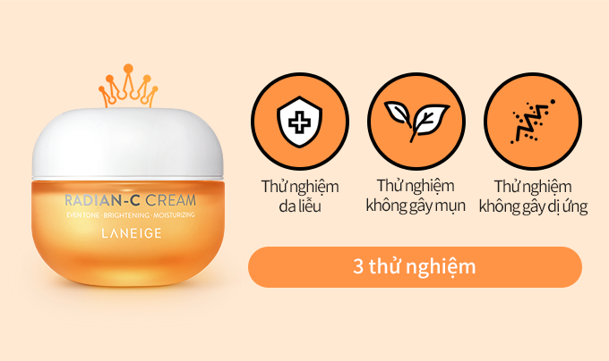 Kem trị nám ngăn ngừa lão hóa Laneige Radian C Cream 10ml