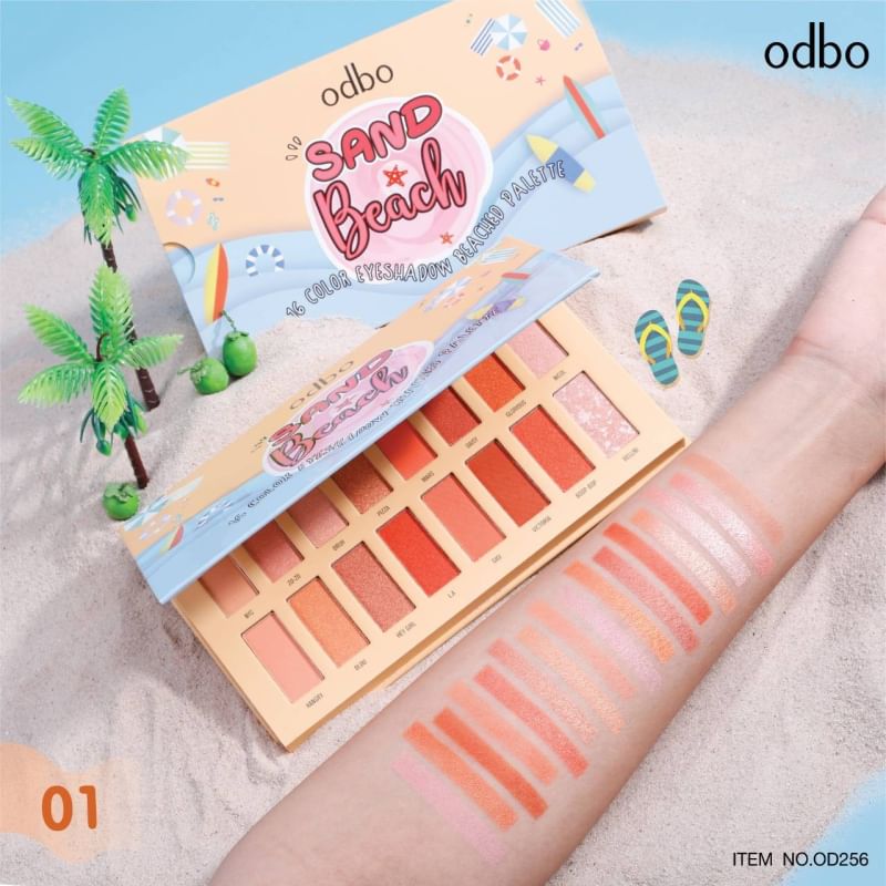 Phấn Mắt 16 Ô Odbo Sand Beach Eyeshadow