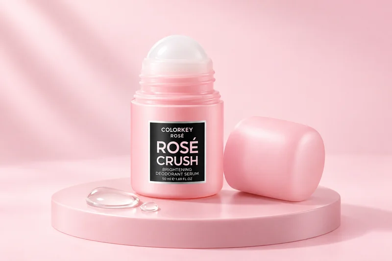 Lăn khử mùi Colorkey Rosé Crush chứa 3% Niacinamide dưỡng sáng vùng da dưới cánh tay