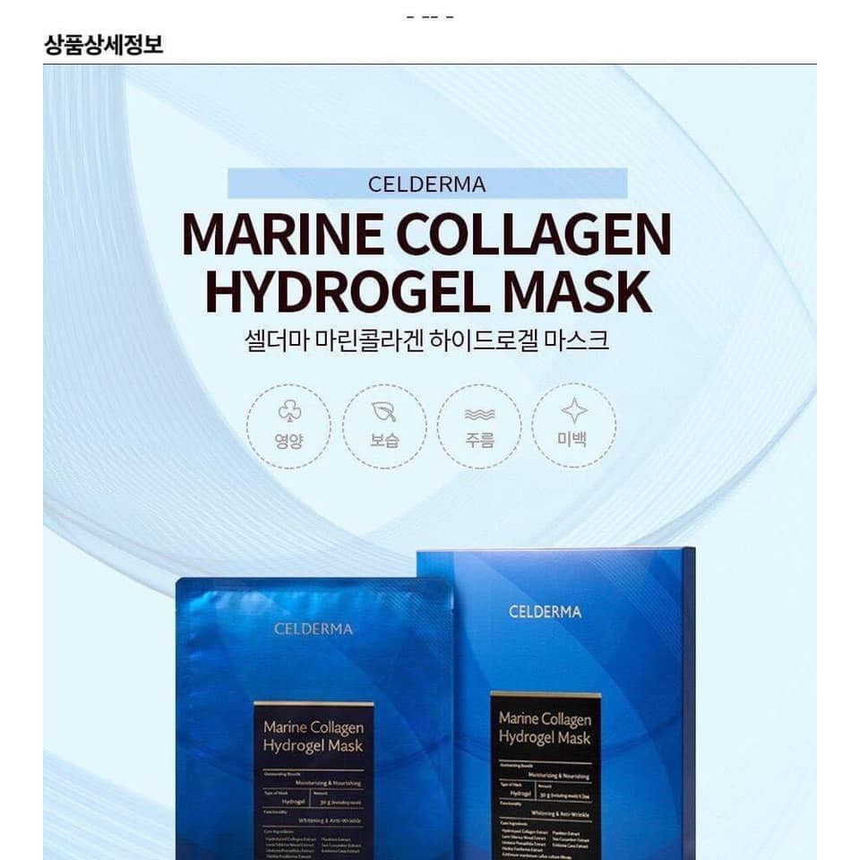 Mặt nạ Celderma Marine Collagen Hydrogel Mask