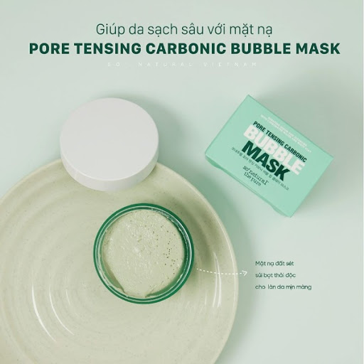 Mặt nạ đất sét So'Natural Pore Tensing Carbonic Bubble Mask