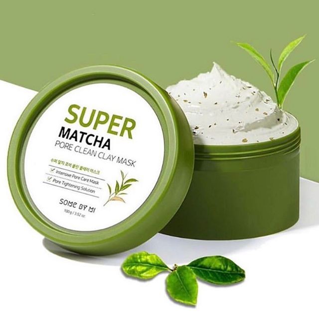 Mặt Nạ Đất Sét Trà Xanh Some By Mi Super Matcha Pore Clean Clay Mask 100g