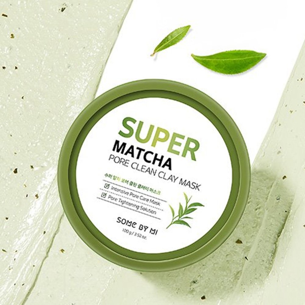 Mặt Nạ Đất Sét Trà Xanh Some By Mi Super Matcha Pore Clean Clay Mask 100g