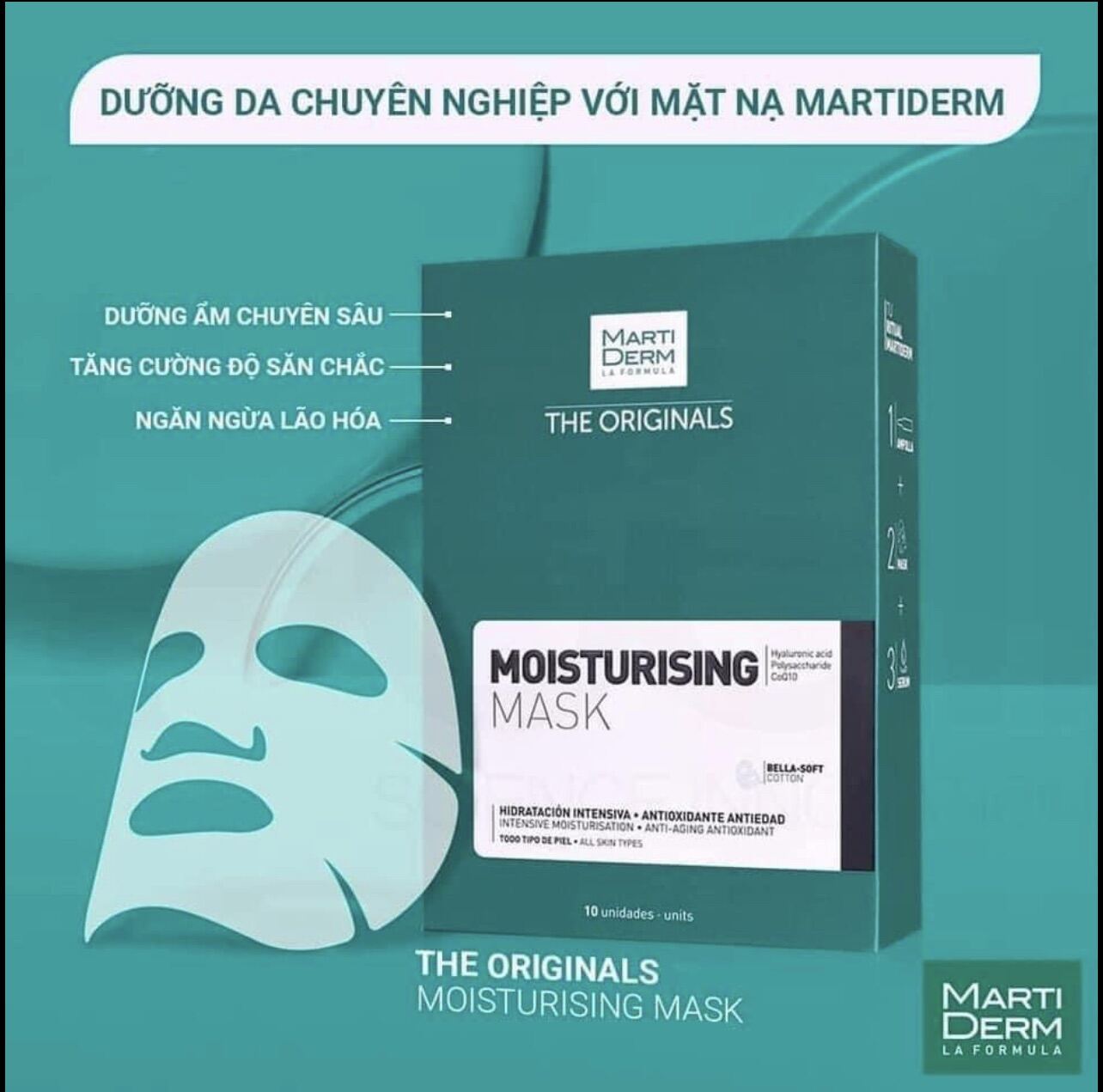 Mặt Nạ Giấy Martiderm Moisturising Mask 25ml