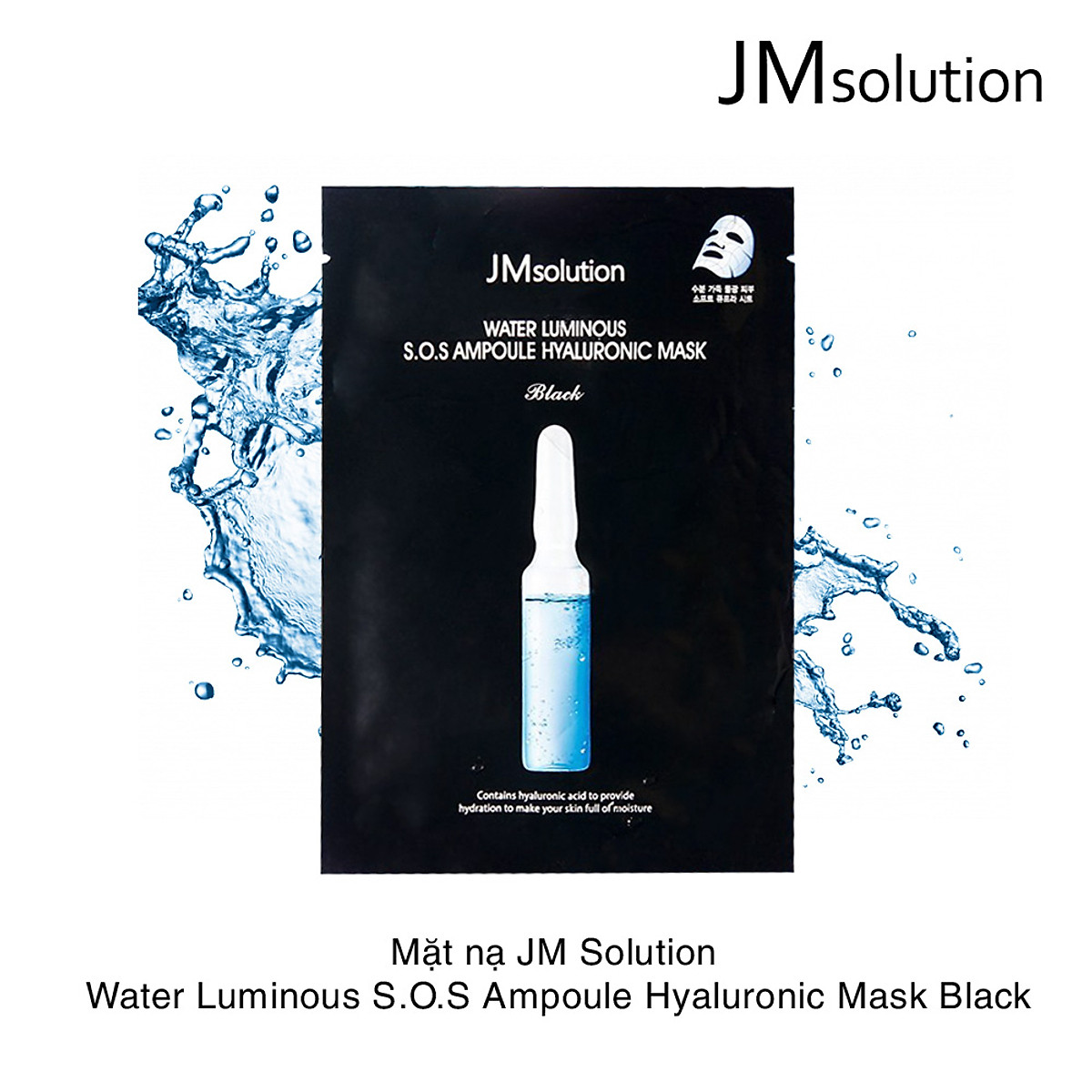 Mặt Nạ Giấy Cấp Nước Cho Da JM Solution Water Luminous S.O.S Ampoule Hyaluronic