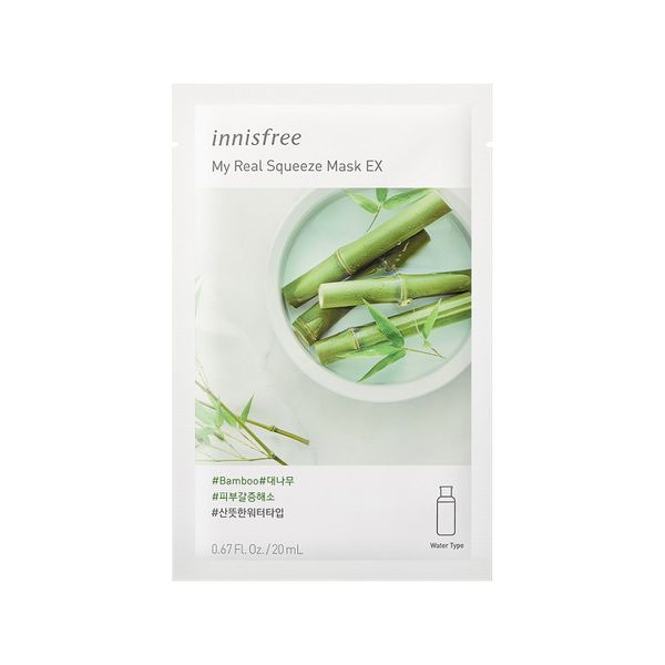 Mặt Nạ Giấy Innisfree My Real Squeeze Mask Ex Bamboo 20ml (Tre)