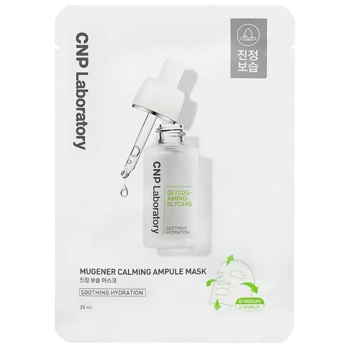 Mặt Nạ Giấy Dưỡng Ẩm CNP Laboratory Mugener Calming Ampule Mask (Trắng)