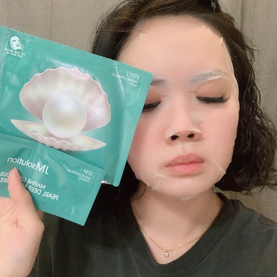 Mặt Nạ Giấy Dưỡng Ẩm Sáng Da JM Solution Marine Luminous Pearl Deep Moisture