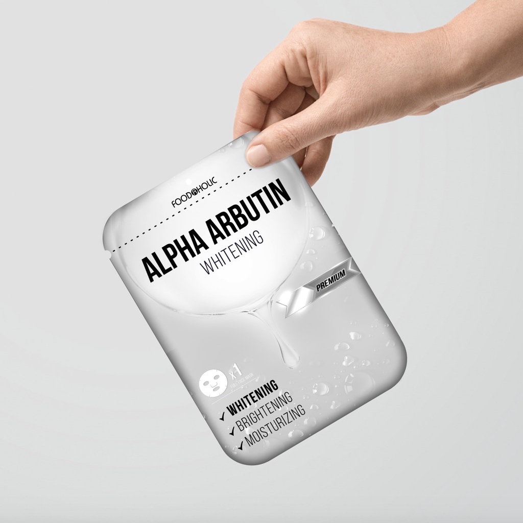 Mặt Nạ Giấy Foodaholic Beta Arbutin Whitening