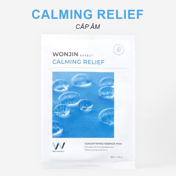 Mặt Nạ Giấy Làm Dịu Và Tăng Cường Hàng Rào Bảo Vệ Da Wonjin Effect Calming Relief Mask 30g