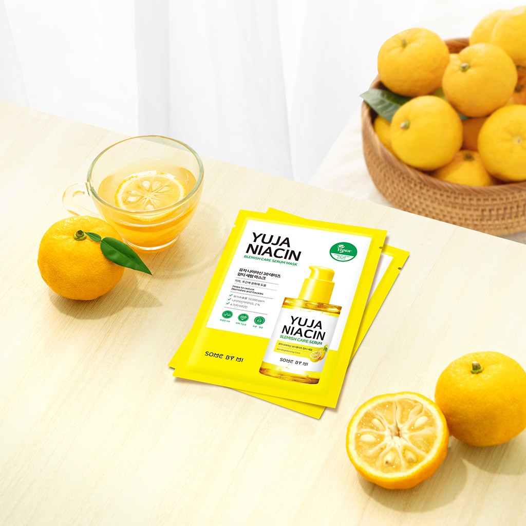 Mặt nạ giấy Some By Mi Yuja Niacin Blemish Care Serum Mask