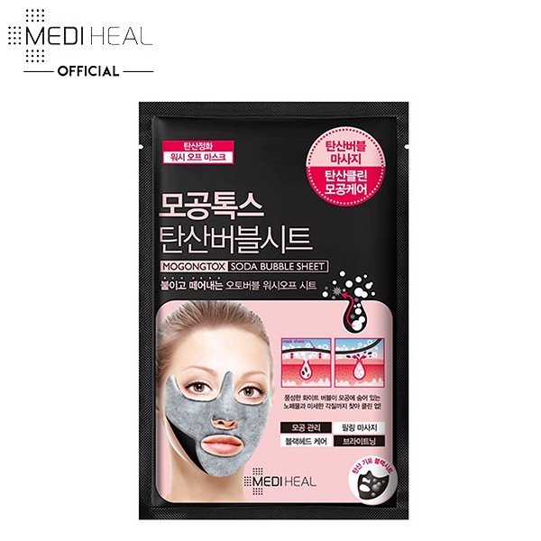 Mặt nạ giấy thải độc Mediheal Mogongtox Soda Bubble Sheet