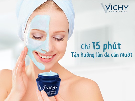 Mặt Nạ Ngủ Cấp Nước Vichy Aqualia Thermal Night Spa 75ml