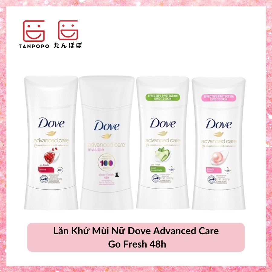 Lăn Khử Mùi Nữ Dove Advanced Care Go Fresh 48h